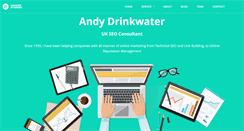 Desktop Screenshot of andydrinkwater.com